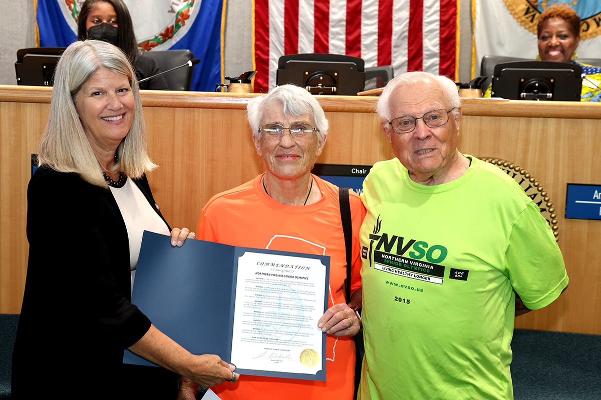 The Northern Virginia Senior Olympics Receives Commendation from the
